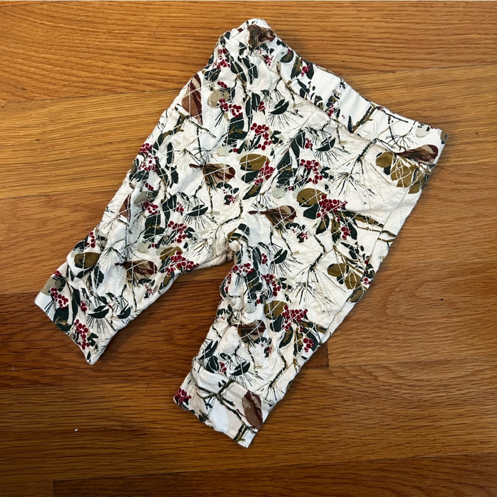 Kate Quinn Chickadee Holiday Quilted Pant